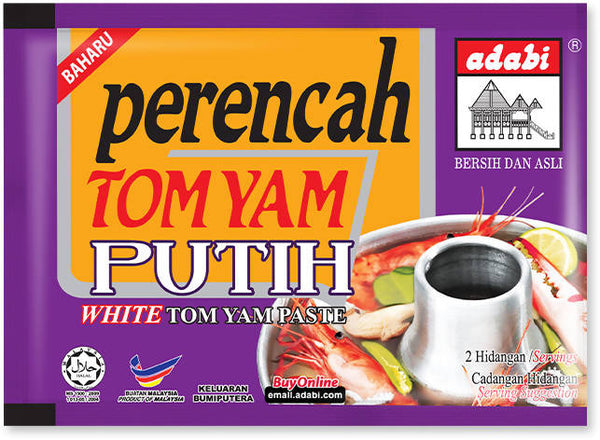 ADABI WHITE TOM YAM PASTE/PERENCAH TOM YAM PUTIH (40g)