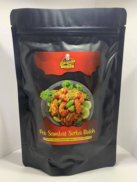 READY TO EAT CHILLI PASTE/PES SAMBAL SERBA BOLEH (250g)